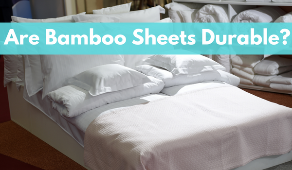 plenty of durable white color bamboo sheet over the bed