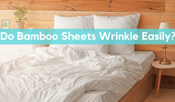 white color bamboo sheet with wrinkling condition 