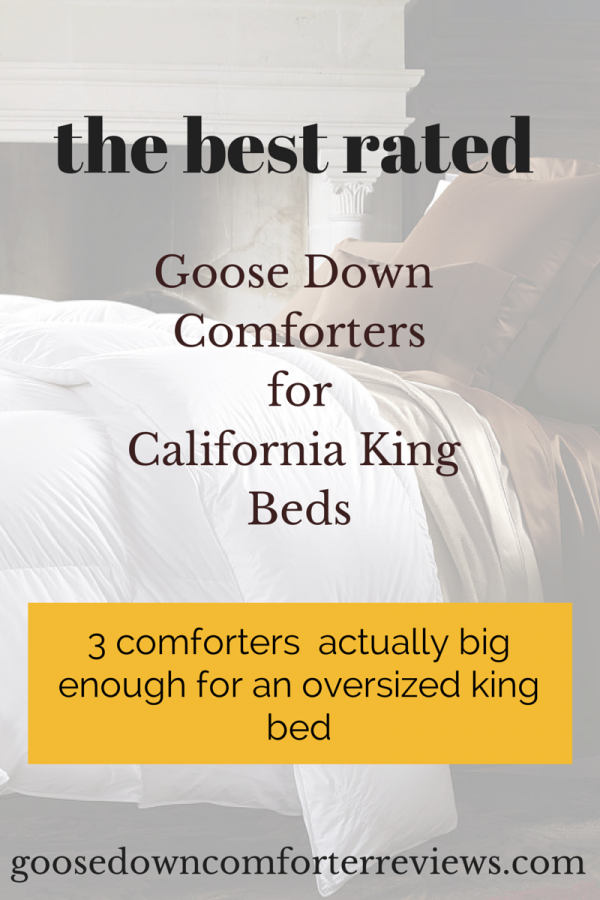 Top 3 California King Down Comforters - The Best Rated Comforters For Oversized King Beds