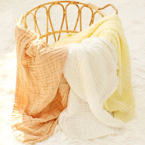 The Eco-Cuddle Muslin Squares Baby Blanket